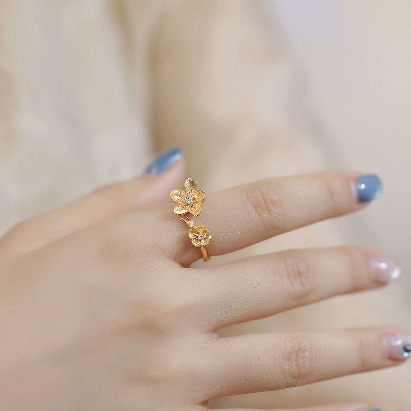 Twelve Flower Deity Ring – Almond Blossom (February)