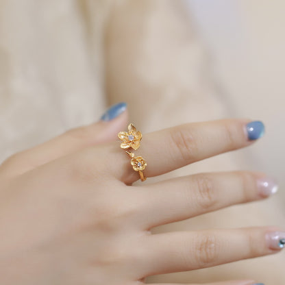 Twelve Flower Deity Ring – Almond Blossom (February)