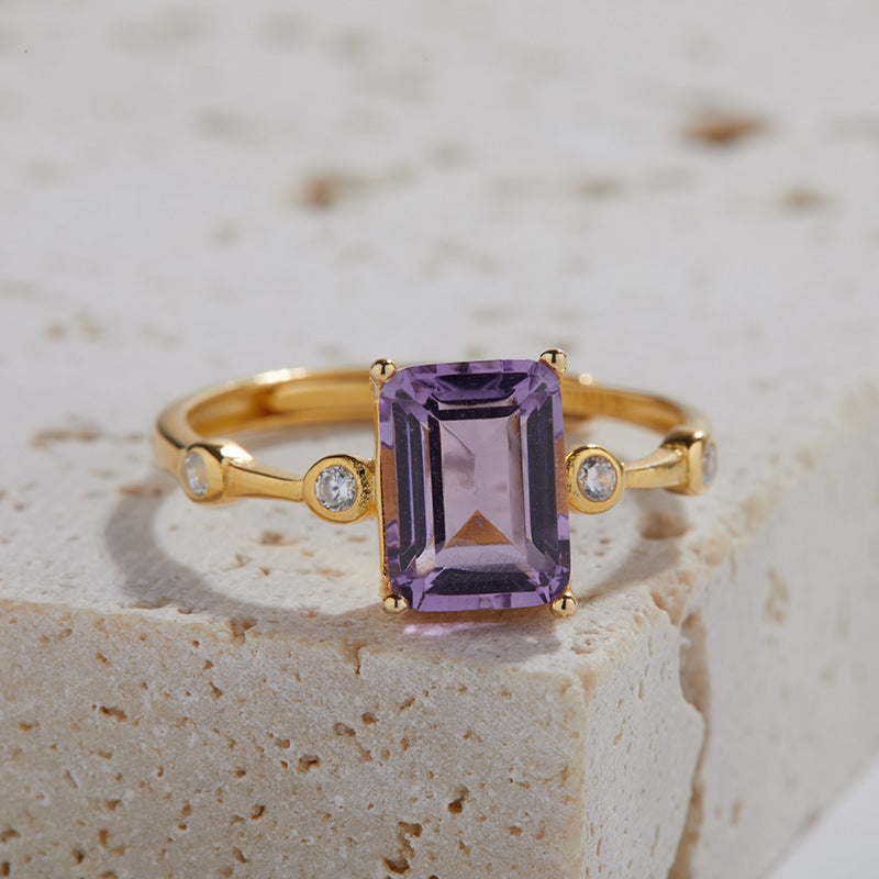 Solara Amethyst & Citrine Ring