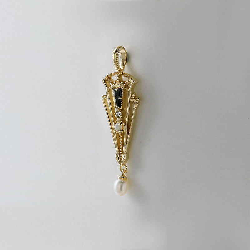 Aria Pearl & Opal Talisman Necklace