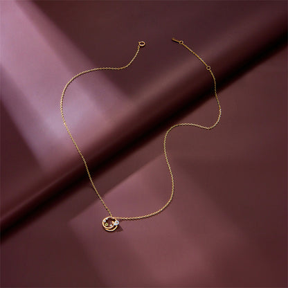 Aquamarine Blossom Necklace