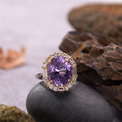 Elysian Halo Crystal Open Ring