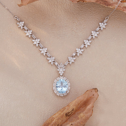 Flora Amethyst & Citrine & Topaz Necklace