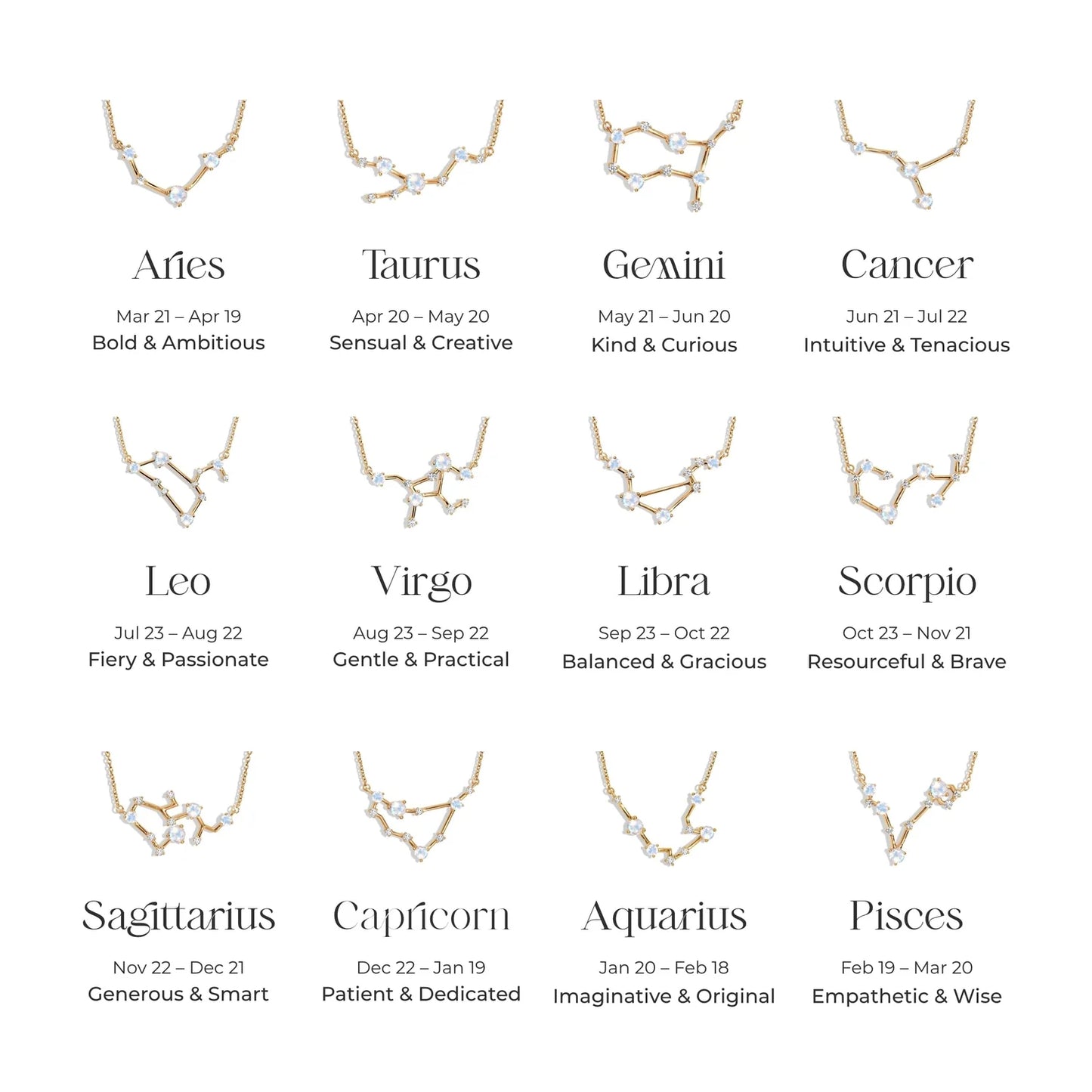 Una Zodiac Necklace