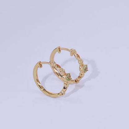 Monette Peridot Earrings